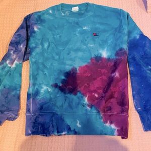 Champion Unisex Tie Dye Crewneck LIMITED  EDITION